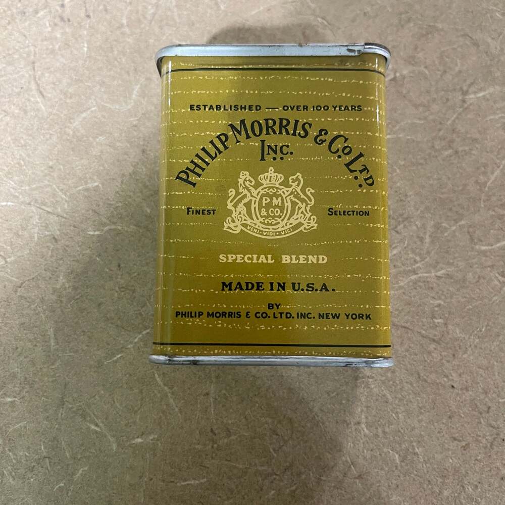 Vintage Philip Morris & Co. Ltd Inc. Special Blend Cigarette Tobacco Tin